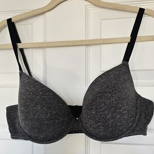 ✨ Auden "The Everyday" Charcoal Heather Cotton Bra - 36D ✨